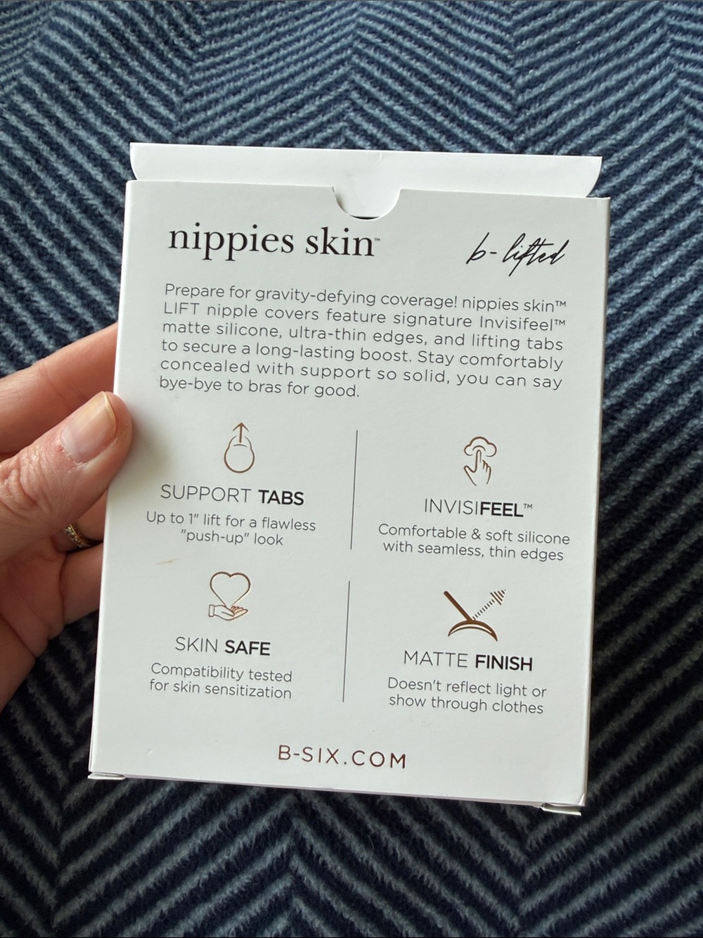 Nippies Skin Lift Adhesive Lifting Nipple Covers - caramel A-C cup - Picture 5 of 8